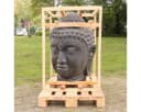 Oriental Galerie Buddha Kopf Dekofigur Lavastein 100 cm Bild 1