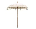 Oriental Galerie Bali-Sonnenschirm 130 cm Ø Weiß Gold Bild 2