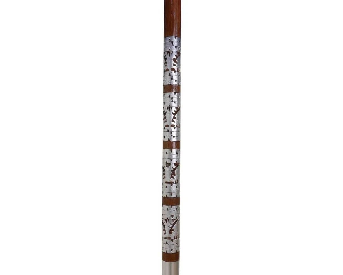 Oriental Galerie Bali-Sonnenschirm 130 cm Ø Weiß Gold - Bild 5
