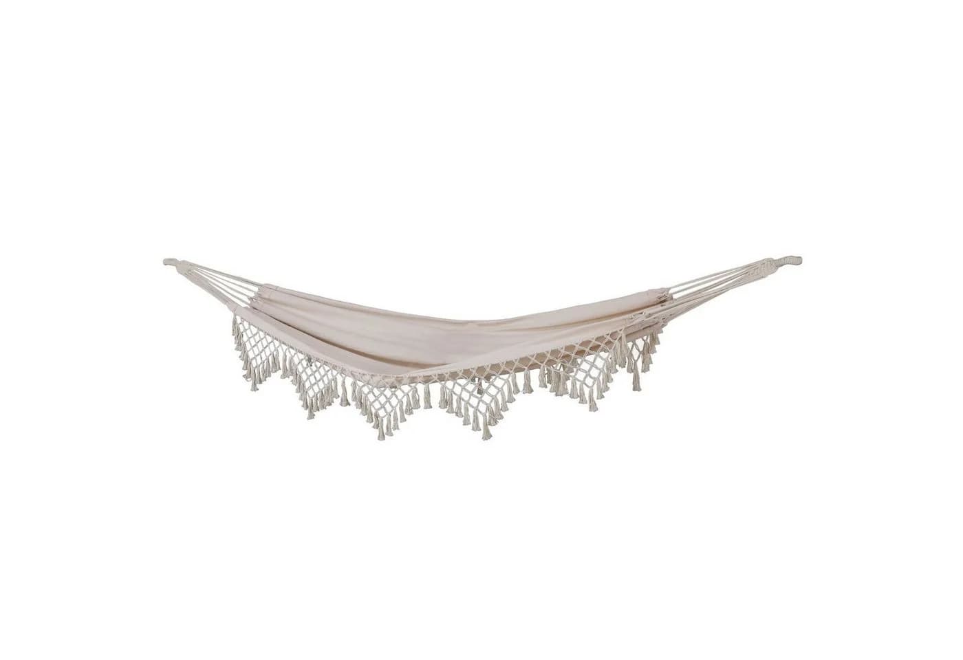 Luxuriöse Boho-Hängematte aus Poly-Baumwolle und Makramee - Bild 2