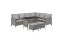 SVITA Gartenlounge-Set MADISON 2-tlg. Lounge mit Tisch Polyrattan Bild 2