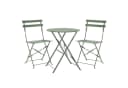 SVITA Balkonset BERLIN 3-tlg. Bistro-Set Mint Klappbar Bild 2