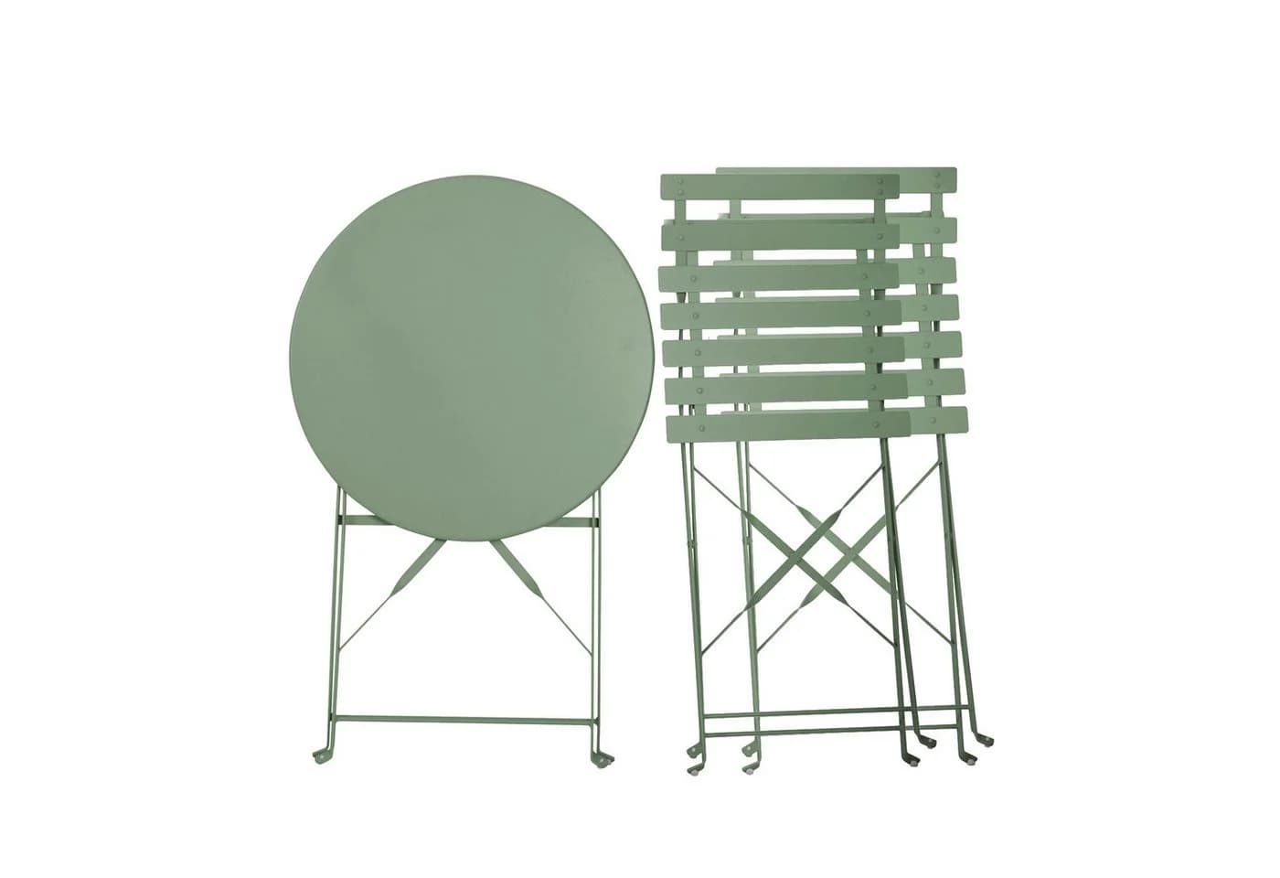 SVITA Balkonset BERLIN 3-tlg. Bistro-Set Mint Klappbar - Bild 4