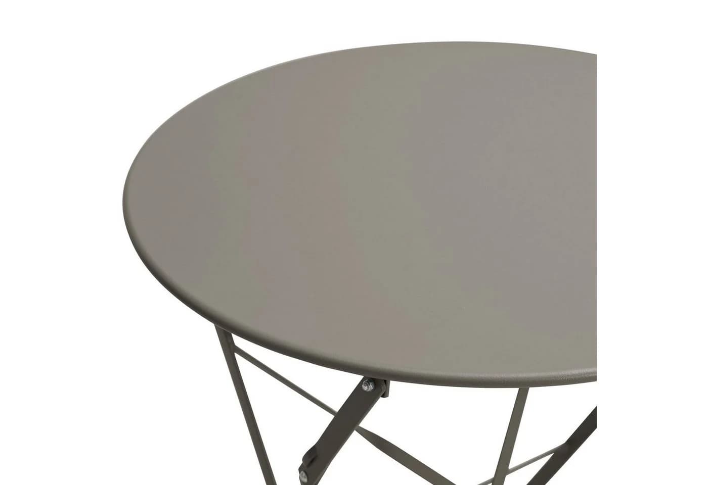 SVITA Balkonset BERLIN Bistro-Set 3-tlg. Taupe Klappbar - Bild 5