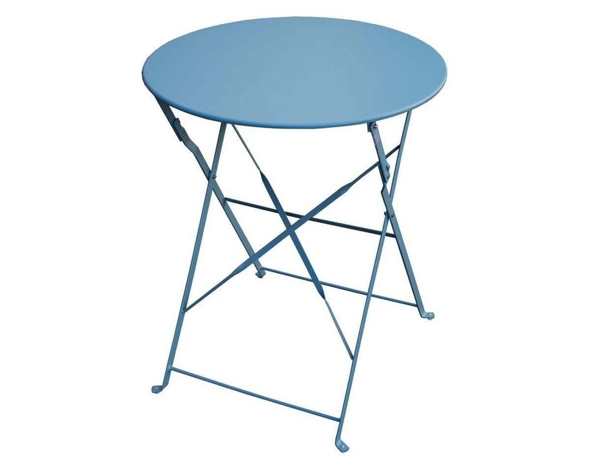 SVITA Bistro-Set BERLIN 3-tlg. Blau Klappbar - Bild 3