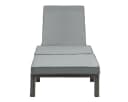 SVITA PEACH Gartenliege Polyrattan 5-fach verstellbar Bild 1