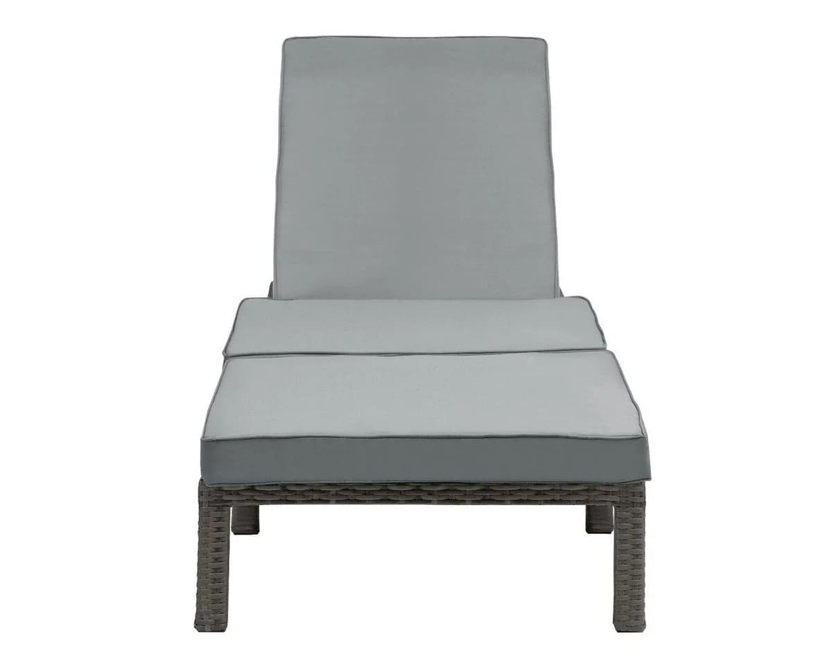 SVITA PEACH Gartenliege Polyrattan 5-fach verstellbar