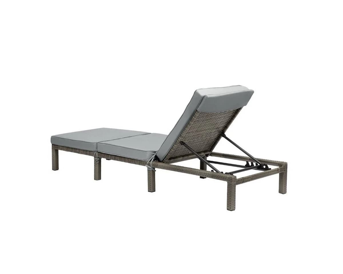SVITA PEACH Gartenliege Polyrattan 5-fach verstellbar - Bild 3