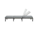 SVITA PEACH Gartenliege Polyrattan 5-fach verstellbar Bild 4