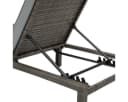 SVITA PEACH Gartenliege Polyrattan 5-fach verstellbar Bild 5