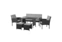 SVITA Gartenlounge-Set DENVER Rattan Bild 2