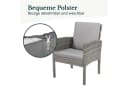 SVITA Gartenlounge-Set DENVER 6-tlg. Rattan Essgruppe Bild 5