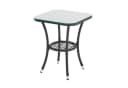 SVITA Balkonset BROOKLYN BISTRO 3-tlg. Schwarz Polyrattan mit Kissen Bild 4