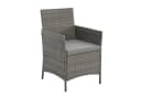 SVITA Balkonset BROOKLYN BISTRO Grau 3-tlg. Polyrattan mit Kissen Bild 3