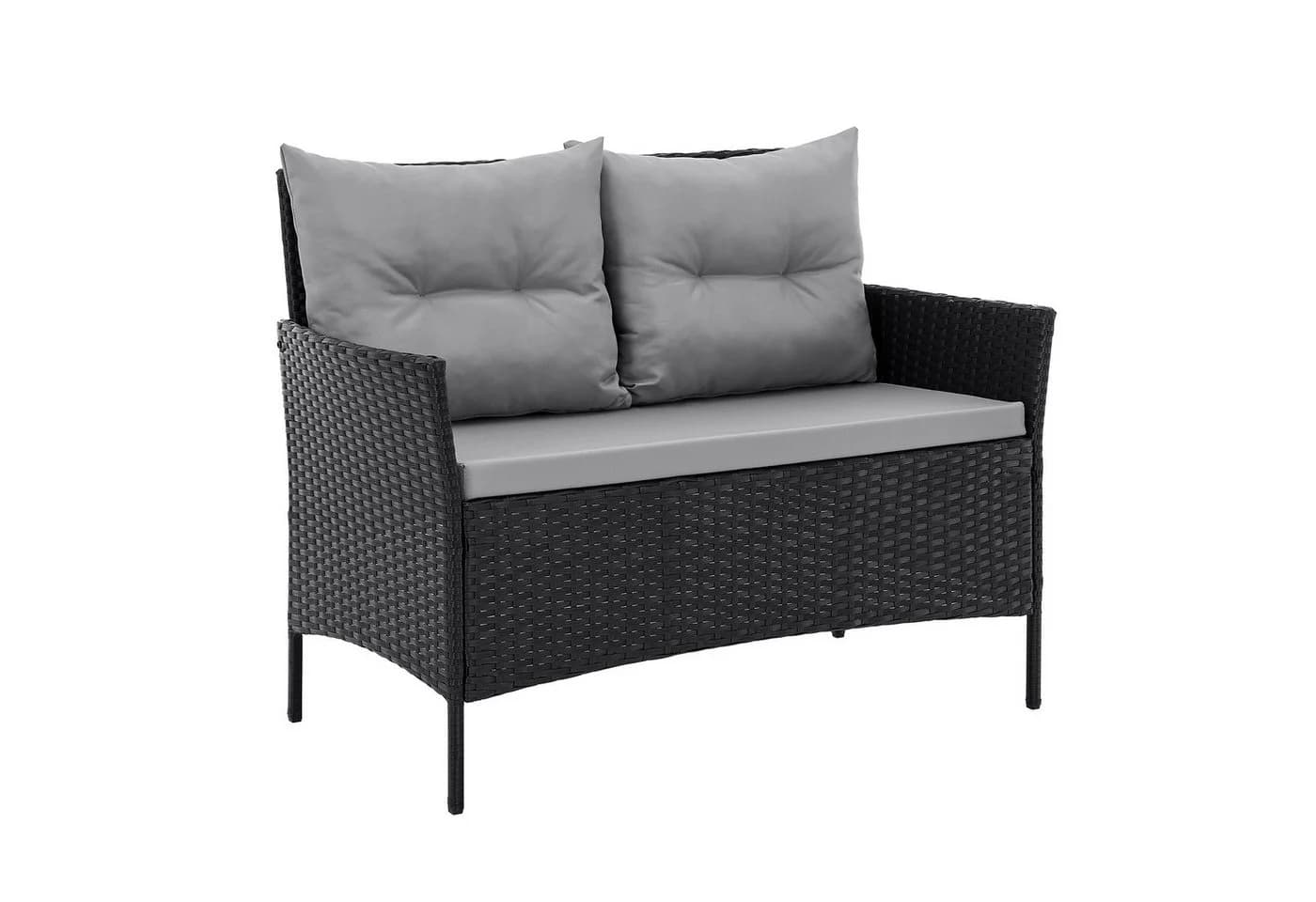 SVITA Garten-Essgruppe DALLAS Polyrattan 4-teilig Outdoor Set - Bild 5