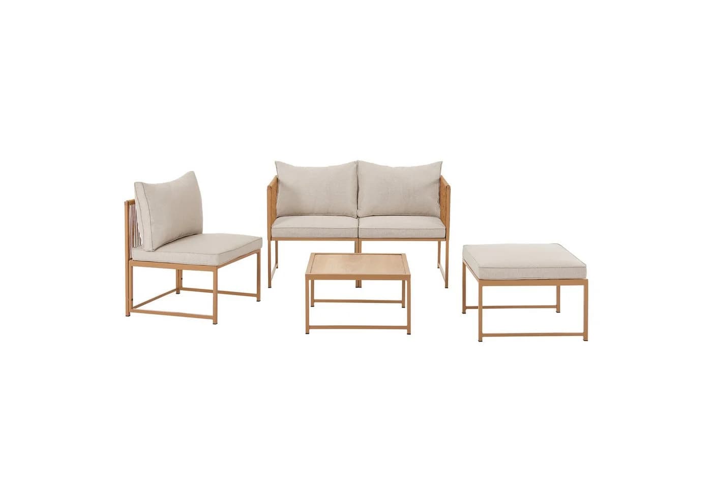 SVITA Gartenlounge-Set DETROIT Modular Beige - Bild 4