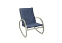 SVITA Gartenstuhl EIBY DELUXE Schaukelstuhl Outdoor Blau/Hellgrau Bild 2