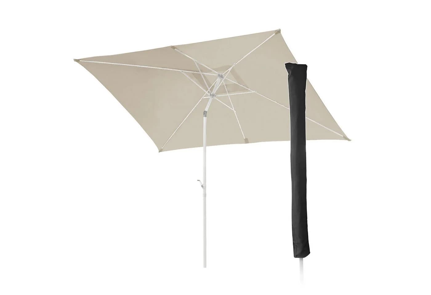 SVITA Sonnenschirm Beige mit Schutzhülle und Kurbel - Bild 2