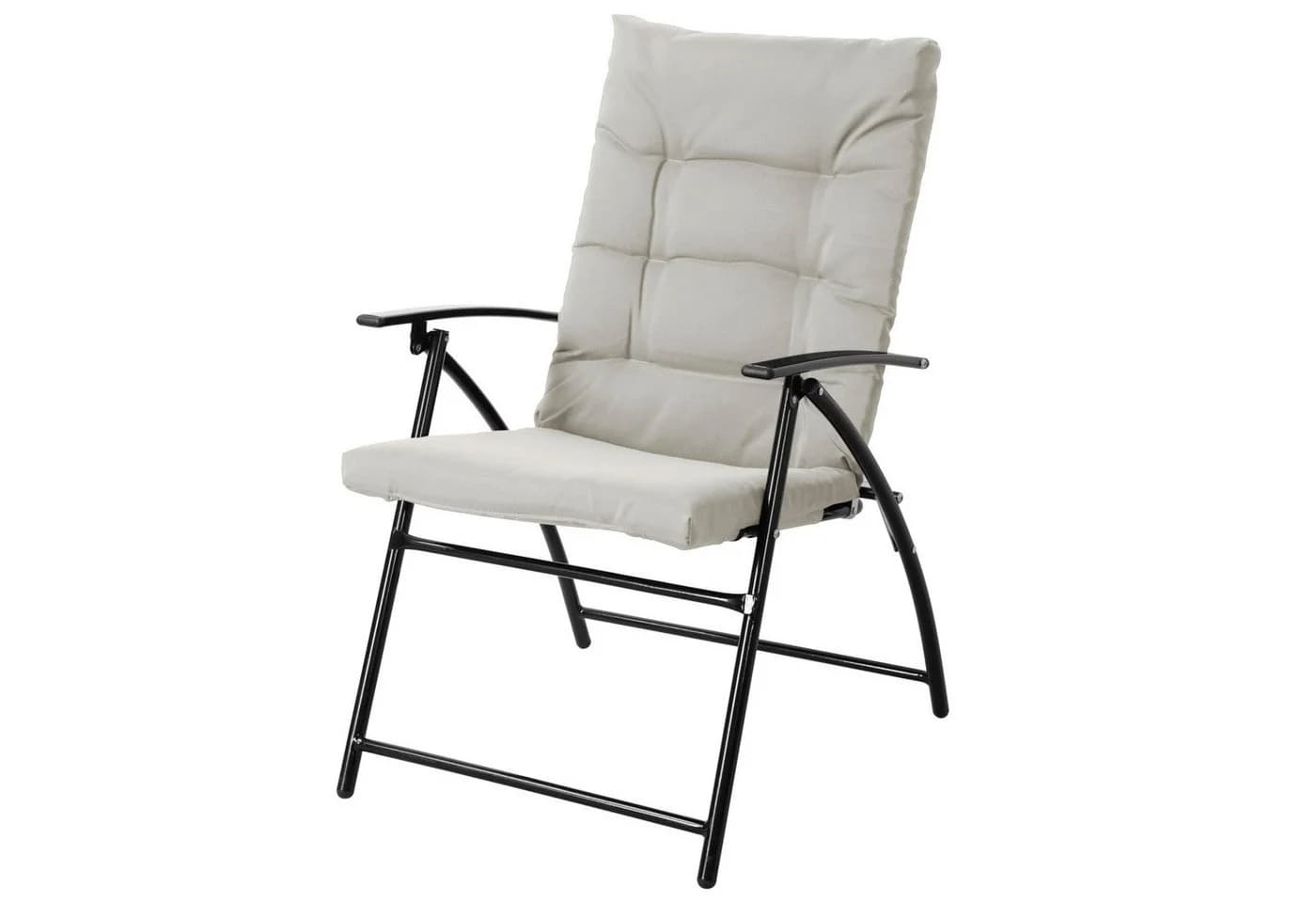 SVITA Balkonset VENTURA 3-teilig Beige Metall Klappstühle - Bild 3