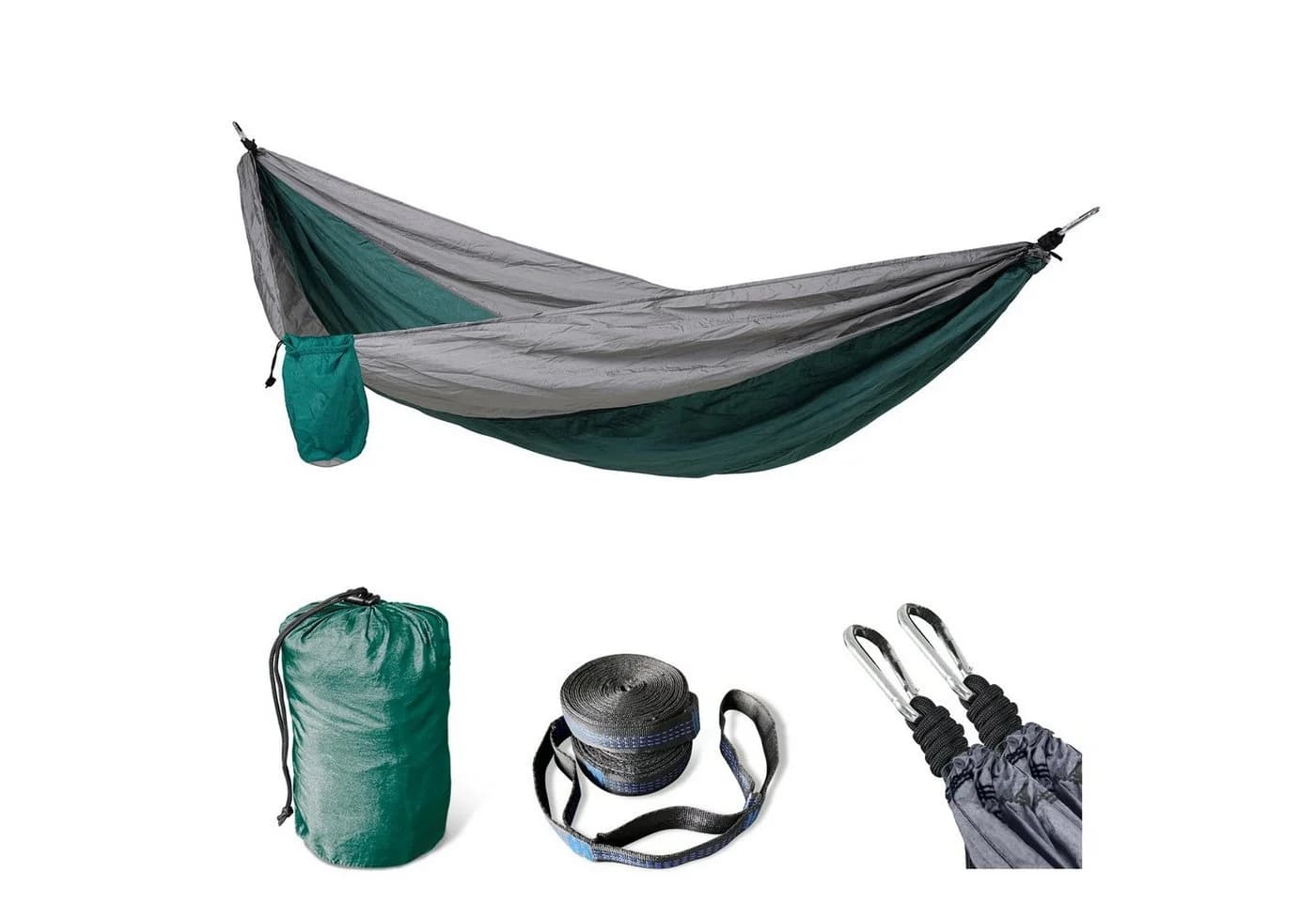 Hängematte aus Fallschirmnylon - Minimalistisch und Outdoor-tauglich - Bild 2