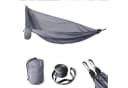 SVITA Outdoor Hängematte Dunkelgrau Fallschirmnylon Bild 2