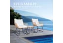 SVITA AMALFI Balkonset Rattan Outdoor Sitzgruppe Natur Creme Bild 1