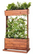 matrasa Hochbeet mit Rankseilen CUBE 2 Vertikales Beet für Terrasse Balkon & Garten Bild 2