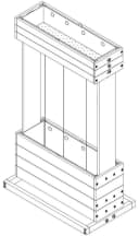 matrasa Hochbeet mit Rankseilen CUBE 2 Vertikales Beet für Terrasse Balkon & Garten Bild 5