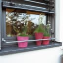 matrasa Blumenkastenhalter FLORA Silber Aluminium Verstellbar Bild 3