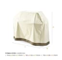 Lumaland Gartenmöbel-Schutzhülle Wasserdicht UV-beständig Grau/Beige Bild 4