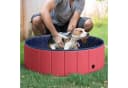 PawHut Hundepool Schwimmbad Rot Faltbar Bild 2