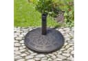 Outsunny Schirmständer 14kg Harz Bronze Ø48,5cm Bild 2