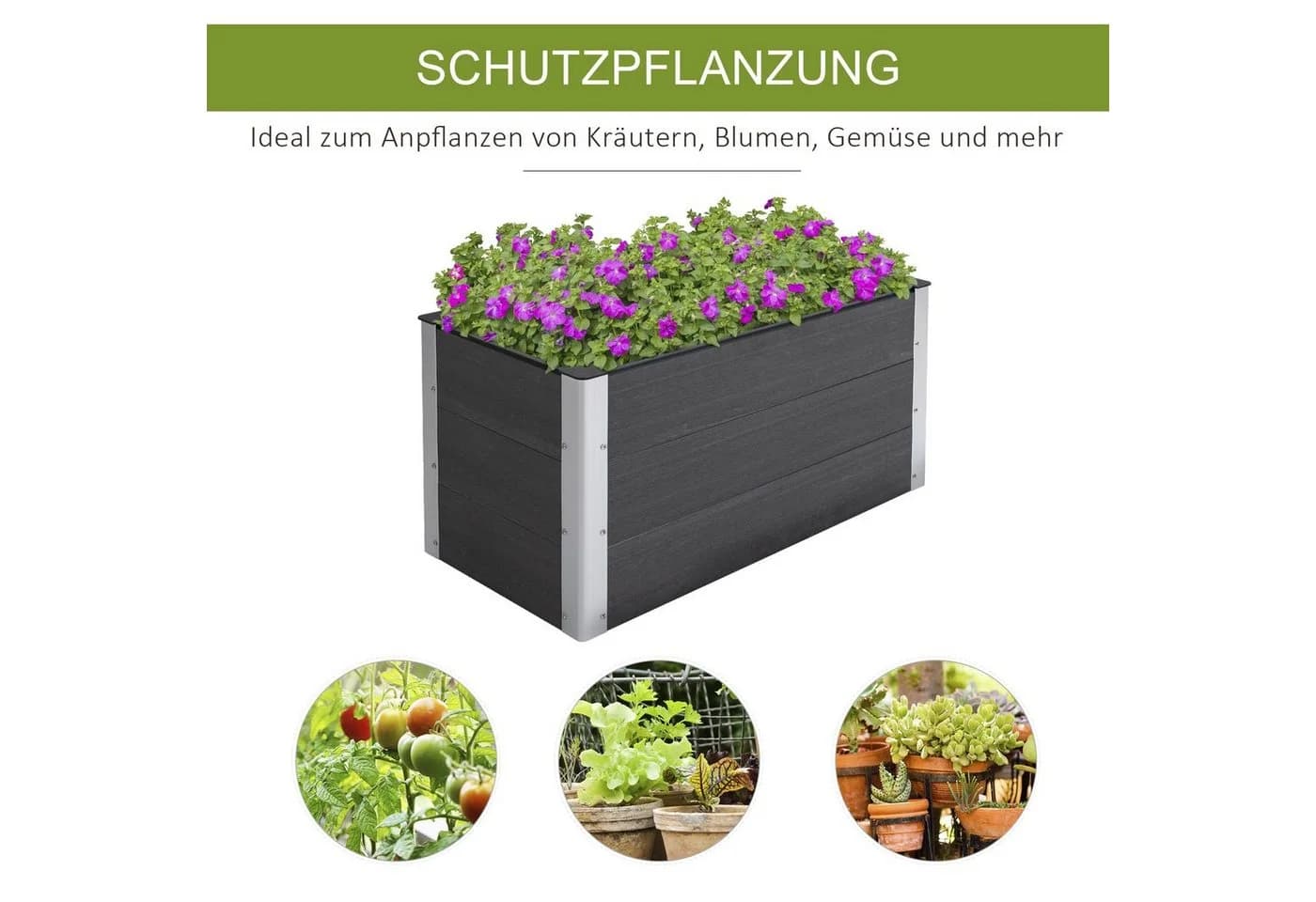 Pflanzkasten aus WPC und Aluminium - Bild 4
