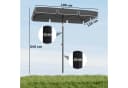 Outsunny Sonnenschirm Aluminium Metall Polyester Bild 3