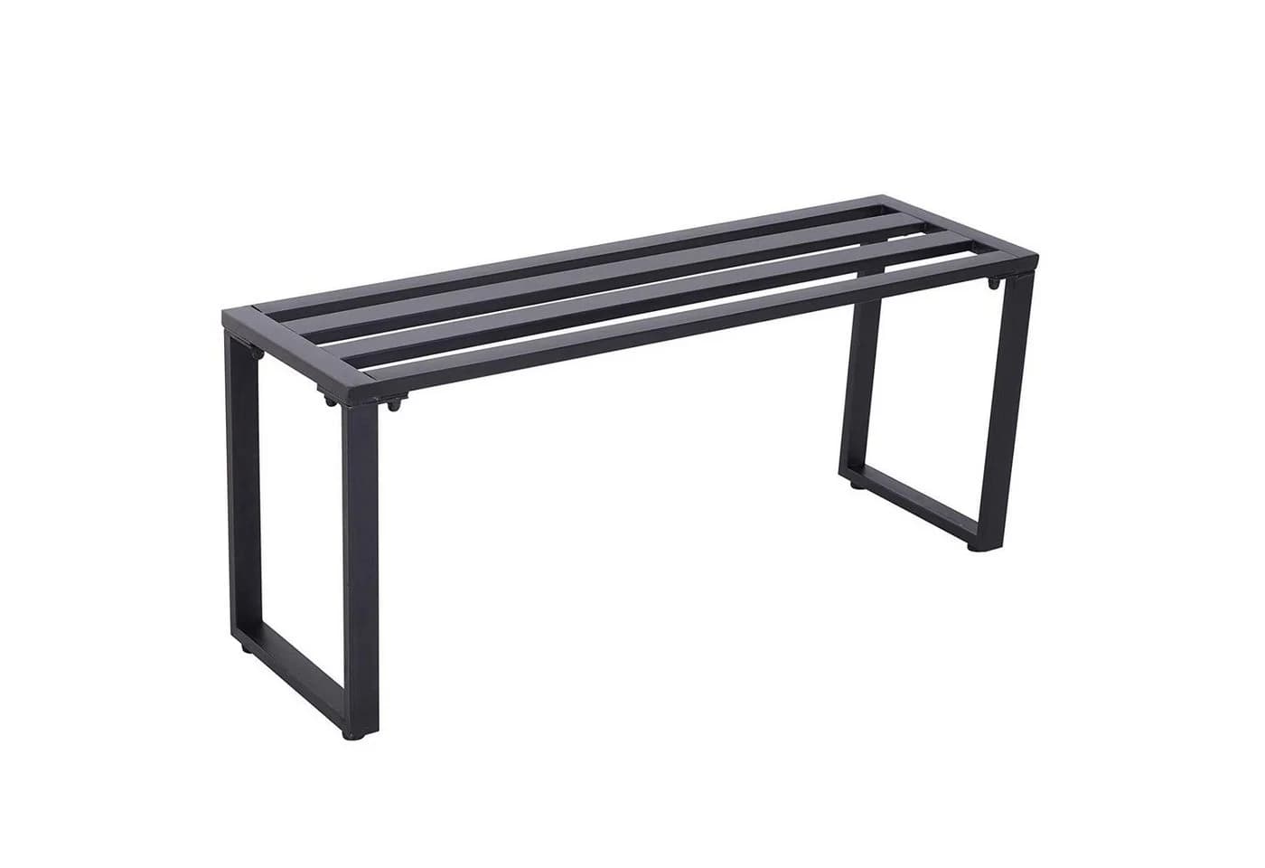 Outsunny Gartengarnitur 3-tlg. Schwarz Metall - Bild 5