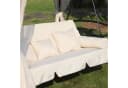 Outsunny Hollywoodschaukel mit Moskitonetz und Sonnendach Beige Bild 5