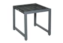 Outsunny Beistelltisch Polyrattan Aluminium Hartglas Bild 1