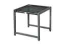 Outsunny Beistelltisch Polyrattan Aluminium Hartglas Bild 2