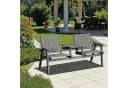 Outsunny Gartenbank Tannenholz Hartholz Bild 2