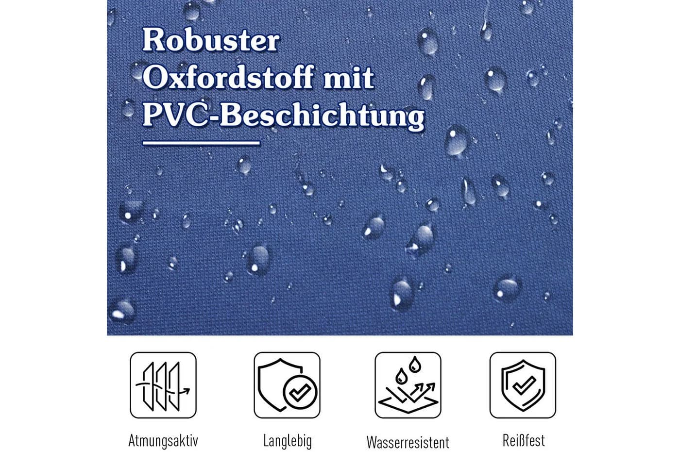 Outsunny Feldbett Klappbar Blau mit Tragetasche - Bild 5