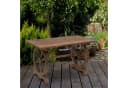 Outsunny Gartentisch Tannenholz Massivholz Bild 4
