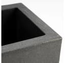Pflanzwerk® Pflanzkübel Anthrazit Kunststoff Frostsicher Steinoptik Bild 5