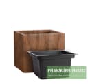 Pflanzwerk® Pflanzkübel CUBE Premium Anthrazit Fiberglas Bild 5