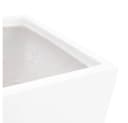 Pflanzwerk® Pflanzkübel CONIC Premium Fiberglas Pflanzsäule Weiss Bild 2