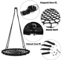 Yorbay Nestschaukel 300kg Belastung Outdoor Garten Schwarz Bild 5