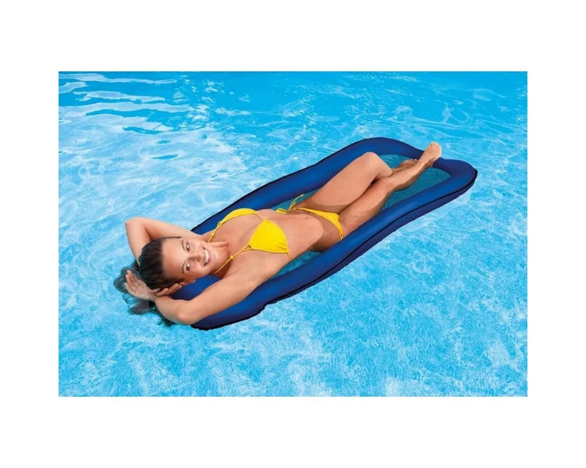 INTEX Wasserhängematte Mesh-Mat Blau 178x94cm - Bild 3