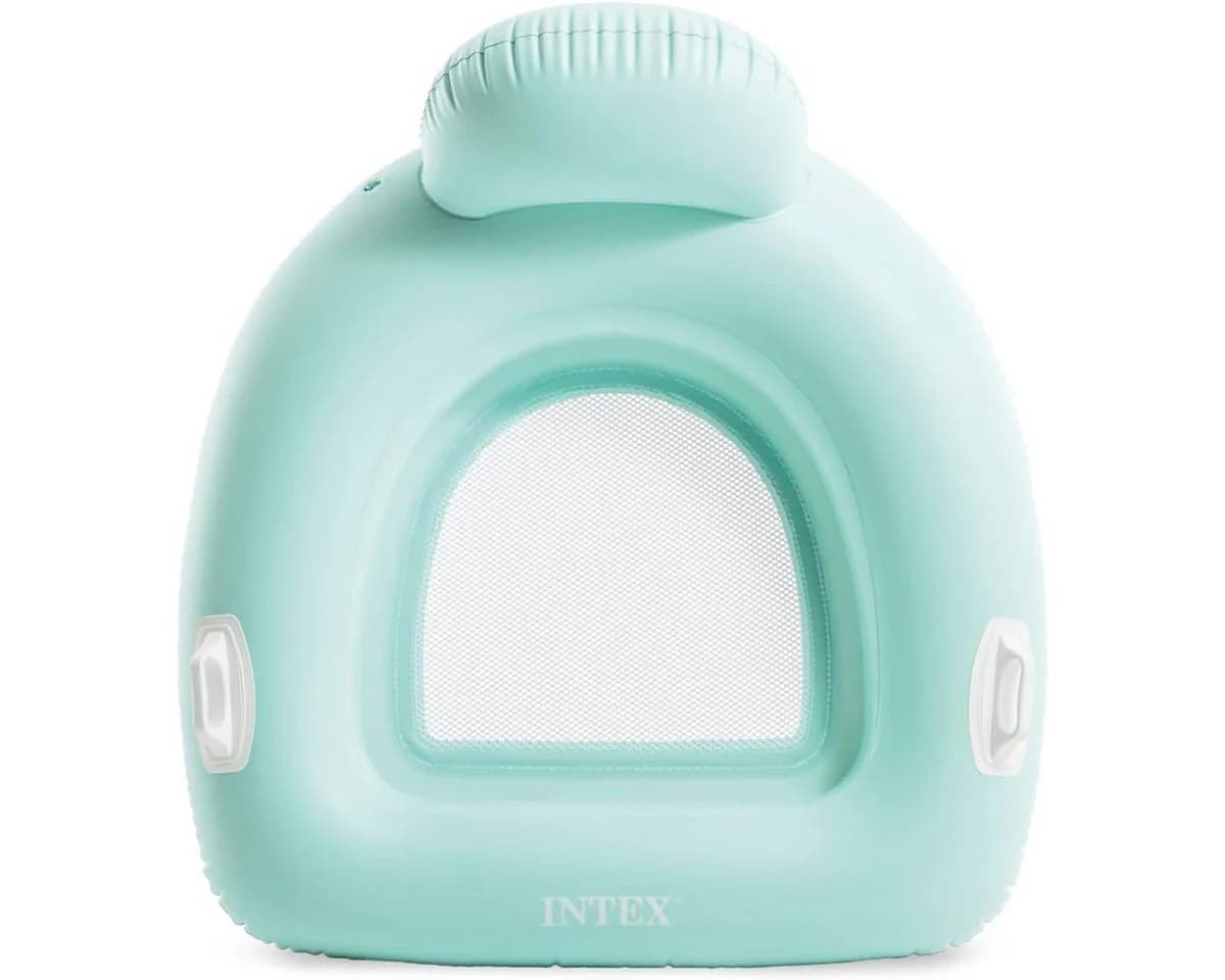 INTEX Pillow Float Lounge aufblasbare Schwimmliege grün