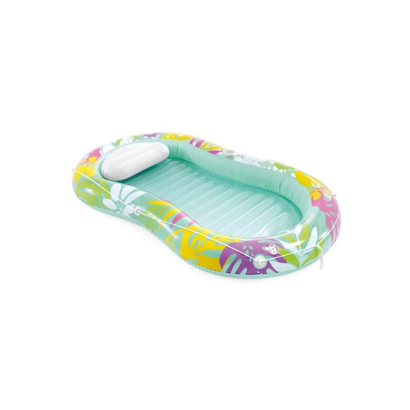 INTEX Tropical Oasis Lounger Wasserliege Grün Luftmatratze