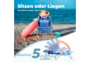HOMECALL Klappstuhl Strandstuhl Leicht 2 St. Blau Aluminium Bild 2