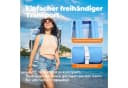 HOMECALL Klappstuhl Strandstuhl Leicht 2 St. Blau Aluminium Bild 5
